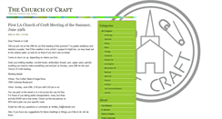 Desktop Screenshot of churchofcraft.org